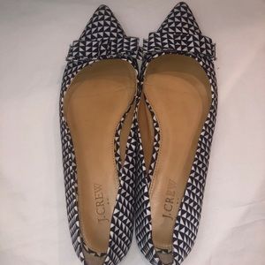 J. Crew pointed toe flats